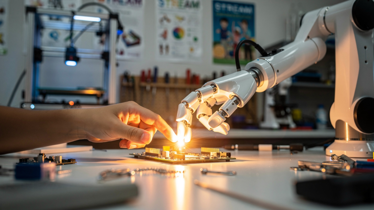 Industrija 5.0: Nova doba sodelovanja med človekom in strojem ter njen vpliv na izobraževanje, področje STREAM in robotiko