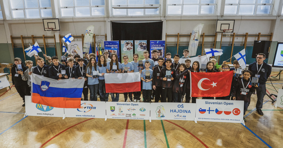 Slovenian Open VEX IQ Mix & Match 2026 – Rezultati tekmovanja