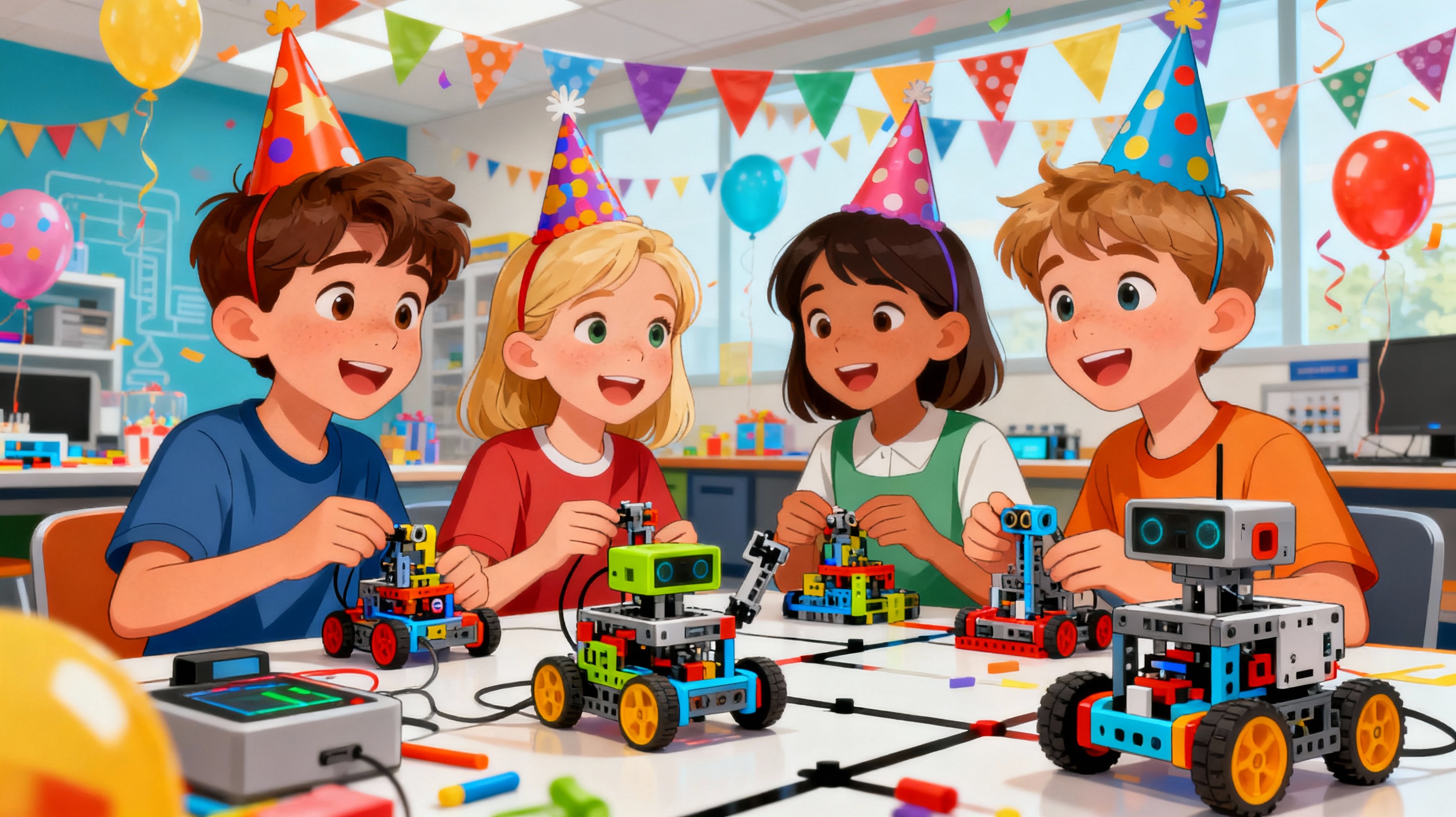 Robotski rojstni dnevi v RoboTech STEM Centru na Ptuju