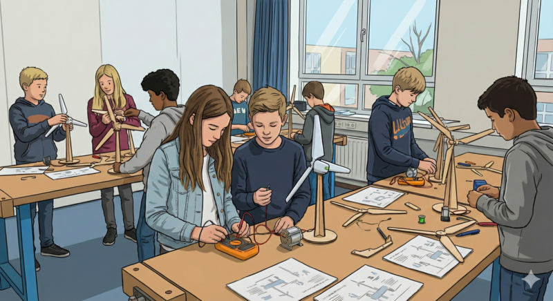 Vetrna energija: Zgradi svojo mini elektrarno!