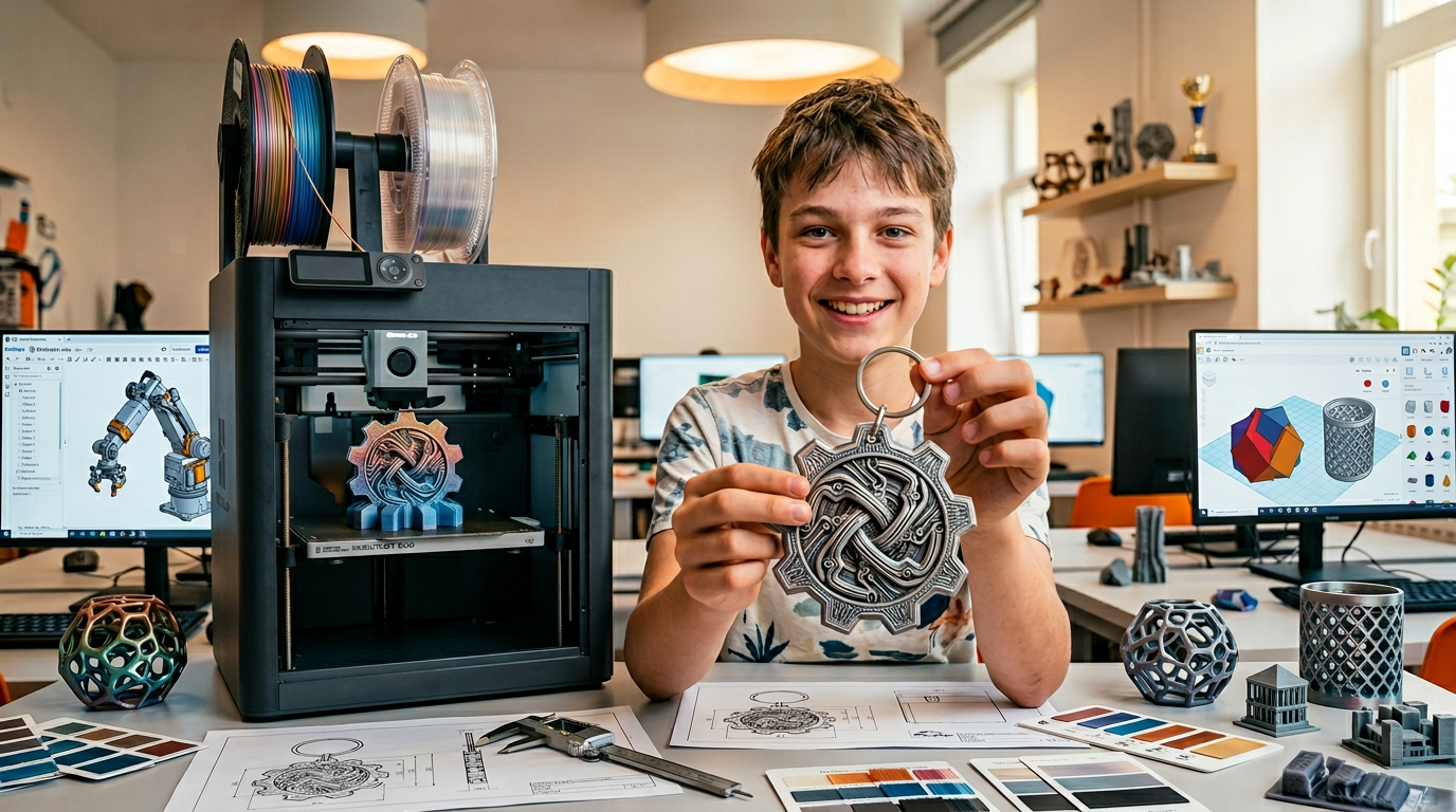 3D modeliranje: Od ideje do obeska za ključe