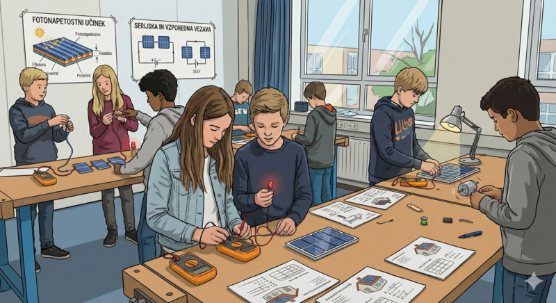 Od fotona do električne energije!