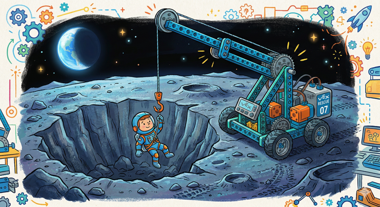 Reševanje astronavta – VEX IQ misija