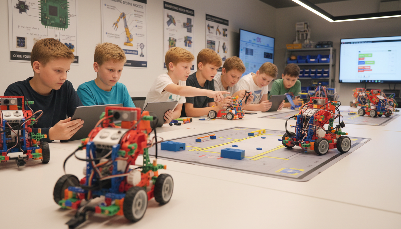 VEX IQ Robotika: Zabavni torkovi popoldnevi