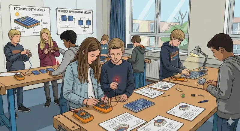 Od fotona do električne energije!