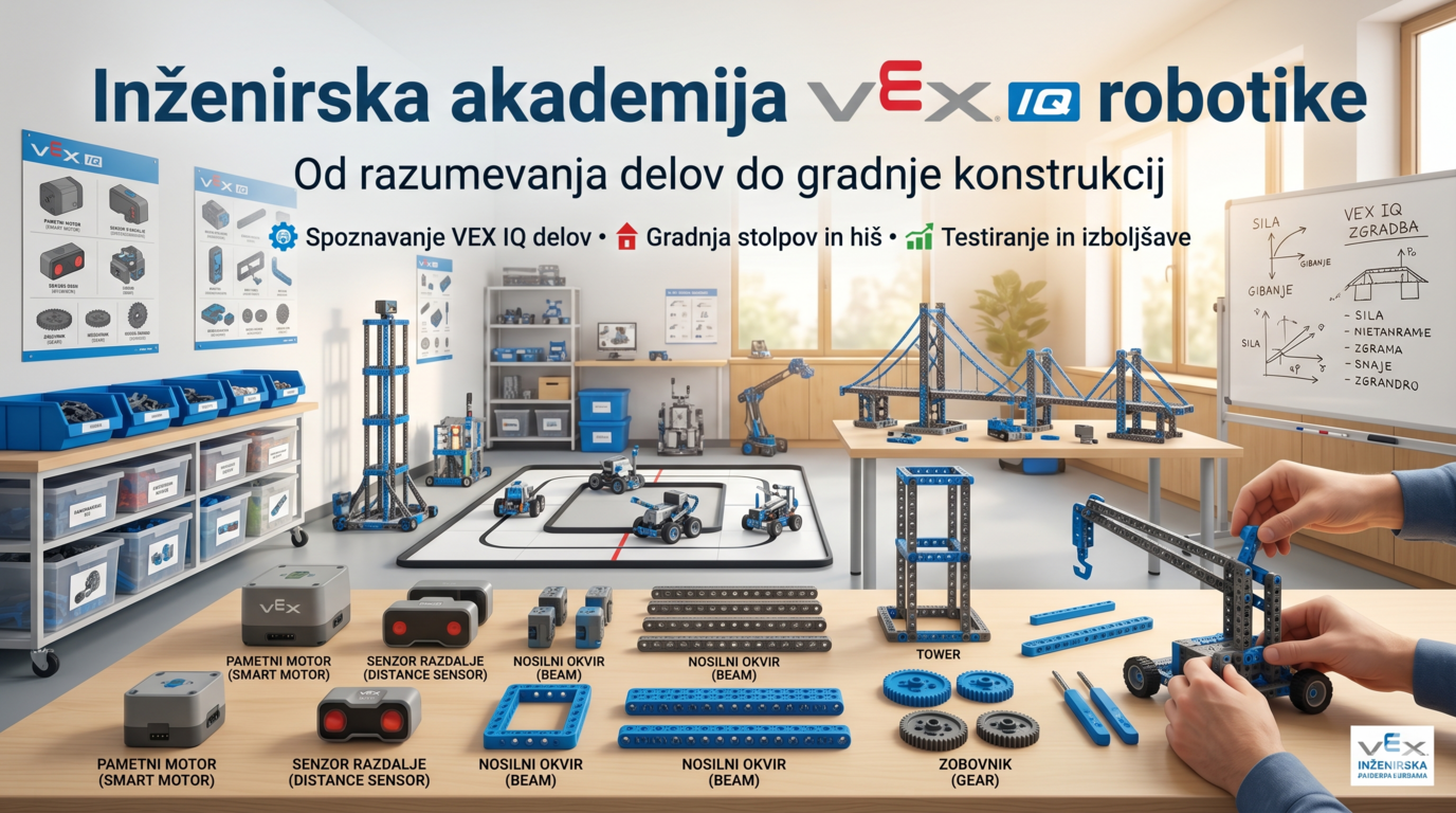 Inženirska akademija VEX IQ robotike